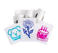 Memoking Lot de 3 rouleaux de papier autocollant coloré T02/M02L/Q02E/M02/M02X - Pour mini imprimante - 50 mm x 3,5 m - Conserver pendant 20 ans - Papier Thermique Pour journal, photo, étude, notes