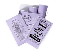 Memoking Lot de 3 rouleaux de papier autocollant Pour T02/M02L/M02/M02X mini imprimante - Violet Sticky - 50 mm x 3,5 m - Durée de vie 20 ans - Papier Thermique Pour journal, notes d'études photo