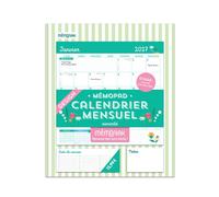 Mémopad calendrier mensuel aimanté 2027 - Design janvier - décembre 2027 12 mois - Collectif - Editions 365 - broché - Calendrier