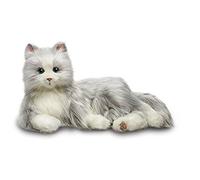 Memorable Pets Poupée en peluche de thérapie tabby chat pour la personne avec perte de mémoire normale de vieillissement ou les soignants Grey