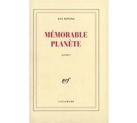 Mémorable planète - Luc Estang - Gallimard - broché - Livre