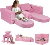 MeMoreCool Canapé pour Enfants, Canapé de Jeu, Canapé Enfant Dépliant, Chaise pour Enfant, Canapé pour Enfant, Canapé de Jeu Fancy, un Terrain de Jeu Intérieur Passionnant pour la Chambre d'Enfant