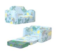 MeMoreCool Canapé pour enfants, chaise lit pliable pour tout-petit, fauteuil canapé pliable en peluche douce pour enfants qui brille dans le noir, fauteuil inclinable confortable pour bébé pour filles