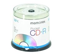 Memorex Lot de 50 Mini-disques CD-R de Poche 24 x 24 Minutes 210 Mo