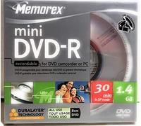 Memorex Mini DVD-r 1,4 Go