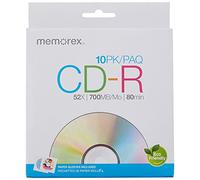 Memorex Supports Vierges 52 x 700 MB 80 Minute CD-R 110 Lot Spindle (32020034024) Lot de 10