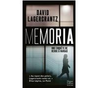 David Lagercrantz – Memoria – Après Millénium, tome 2 de la série Rekke & Vargas – Poche