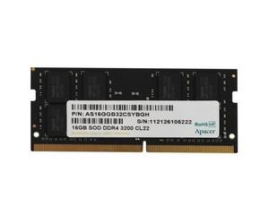 Memoria RAM Apacer ES.16G21.GSH 16GB- DDR4- 3200MHz- 1.2V- CL22- SODIMM