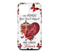Memorial Cardinal Le Moment où Ton cœur s'est arrêté pour Toujours Coque pour iPhone 12/12 Pro