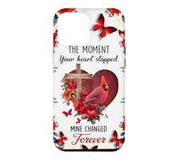 Memorial Cardinal Le Moment où Ton cœur s'est arrêté pour Toujours Coque pour iPhone 12 Pro Max