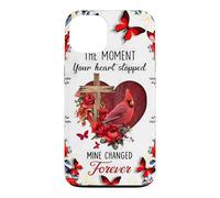 Memorial Cardinal Le Moment où Ton cœur s'est arrêté pour Toujours Coque pour iPhone 13