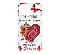 Memorial Cardinal Le Moment où Ton cœur s'est arrêté pour Toujours Coque pour iPhone 15