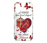 Memorial Cardinal Le Moment où Ton cœur s'est arrêté pour Toujours Coque pour iPhone 17
