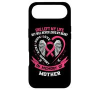 Memorial commémoratif de Sensibilisation au Cancer du Sein Mother in Memory of My Mom Coque pour iPhone Air