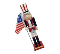 Memorial Day Figurine casse-noisette soldat unique pour collectionneurs et décorations de vacances