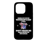 Memorial Day is for Them Veteran's Day is for Me Coque pour iPhone 15 Pro