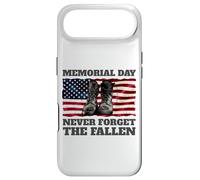Memorial Day Never Forget The Fallen USA Flag Soldats Boots Coque pour iPhone Air