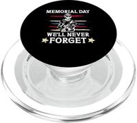 Memorial Day Nous N'oublierons Jamais Ancien Combattant PopSockets PopGrip pour MagSafe