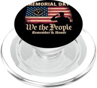 Memorial Day We The People Remember & Honor Soldat PopSockets PopGrip pour MagSafe