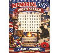Memorial Day Word Search: Book with 50 puzzles to remember and honor those on Memorial Day