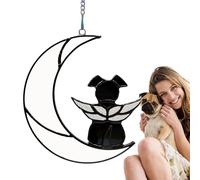 Mémorial en acrylique pour chien - Décoration de chien pour amoureux des chiens, suspension de fenêtre | Cadeau de condoléances réglable pour perte de chien - Décoration pour animal de compagnie