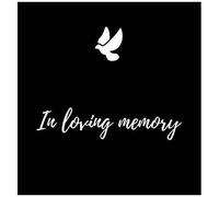 Memorial Guest Book (Hardback Cover)