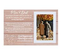 Memorial maman et papa Cadre photo cadeau - maman et papa dans nos curs vous tenez un cadeau de sympathie pour la perte d'un bien-etre cadeau de