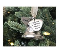 Memorial papa et maman Nol ornement pour la perte d'un tre cher un morceau de mon coeur Bell Christmas Ornements Nol dans le paradis ornements (papa)