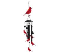 Memorial Wind Cardinal Design : décoration commémorative élégante avec son clair pour des souvenirs émotionnels, durable pour l'extérieur pour confort et paix dans la vie quotidienne | Idéal pa