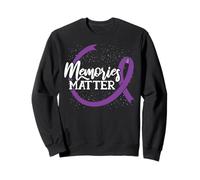 Memories Matter Le Ruban Violet de la maladie d'Alzheimer Sweatshirt