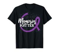 Memories Matter Le Ruban Violet de la maladie d'Alzheimer T-Shirt