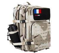 Memories Sac à dos tactique étanche pour chasse, randonnée ou sports en plein air 45 litres, Couleur sable