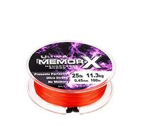 MemorX - Red - 100m Spool - 0.50mm - 25.0lb/11.4kg
