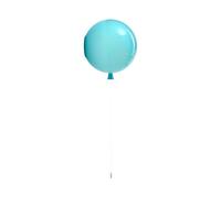 Memory 300 Applique Murale Turquoise avec Interrupteur Blanc