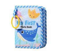 Memory Book Baby - Gentle en tissu photo Album pour les nouveau-nés, Creative Family | Album aimable pour la première année de vie avec des sacs photo et des champs d'étiquetage, parfait pour le