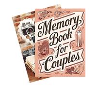 Memory Book, Memory Notebook Keepsake Journal Organizer, Love Memoirs Record Thick Couples Daily Planner For Wedding Dating Engagement Anniversaries Relationship Scrapbook Writing Journal