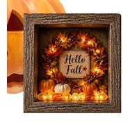 Memory Box Frames for Halloween, Lighted Rustic Glowing Gothic