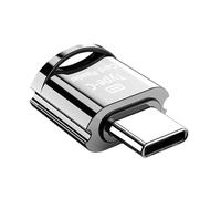 Memory Card Readers, Flash Drive Reader, 0.74x 0.51x 0.31 inches Plug and Play, High Speed Portable Compact Design, Type C Adapter for Tablet, Smartphone, Backup Camera