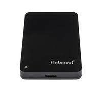 Intenso Memory Case - Disque dur - 500 Go - externe (portable) - 2.5" - USB 3.0 - 5400 tours/min - mémoire tampon : 8 Mo - noir Noir G