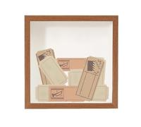 Memory Display Box, Wall Mount Transparent Keepsake Storage Case Memory Box for Couples Family Friends Ticket Stubs Photos Banknotes Souvenirs Collectibles Home Wall Decor Organizer Frame
