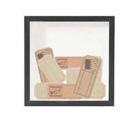 Memory Display Box, Wall Mount Transparent Keepsake Storage Case Memory Box for Couples Family Friends Ticket Stubs Photos Banknotes Souvenirs Collectibles Home Wall Decor Organizer Frame