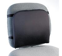 Memory Foam Backrest, 13-1/4w x 1-3/4d x 14-1/4h, Black, Sold as 1 Each