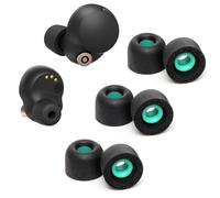 Memory Foam Ear Buds pour Sony WF-1000XM4, Embouts de Rechange Sony Ear Piece Foam Tips pour WF-1000XM4 Fit Charging Case (Surface Mate, 3 Paires, M)