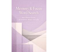 Memory & Focus Word Search: Word Search Puzzles for Attention, Recall, and Calm