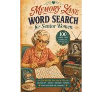 Memory Lane Word Search for Senior Women: 100 Large Print Nostalgic Puzzles from the 50s, 60s & 70s | Classic TV, Music, Movies & Fashion | Gift for Mom or Grandma