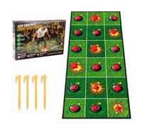 Memory Mat Game - Mesh Observation Training Activity for 2-6 Players, | Interactive Memory Matching Game, Party Memory Mat Family Game for Over 6 Years Old Boys Girls Playground
