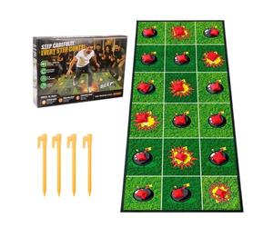 Memory Mat Game - Mesh Observation Training Activity for 2-6 Players, | Interactive Memory Matching Game, Party Memory Mat Family Game for Over 6 Years Old Boys Girls Playground