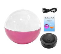 Memory Orb - Lecteur vidéo boule de cristal de 6,9 cm avec WiFi, affichage numérique 3D pour télécharger des photos et des vidéos, cadeau d'anniversaire personnalisé avec son (version application rose