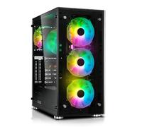 Memory PC Gaming PC de Mise à Niveau AMD Ryzen 5 5500 6X 4.2 GHz, 32 Go DDR4 RAM, AMD Radeon RX 6800 16GB avec boîtier Gamer RGB avec fenêtre en Verre (sans SSD/Windows)