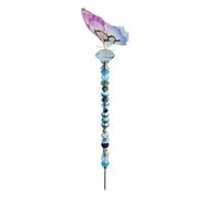 Memory Signs DIY Fairy Wand Perlé Garden Piquet Kit Jardin pour jardins féeriques enchanteurs Créez votre propre panneau (C, 37 x 14. 6)